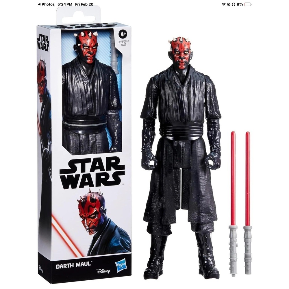 Star Wars Titan Hero Series Darth Maul 12 Inch Action Figure 2 Accessories Toy